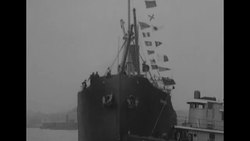 Richard E. Byrd and his ship SS Chantier depart New York Harbor in 1926 News Clip