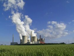 HD Coal Power Plant (Real Time) Stock Footage