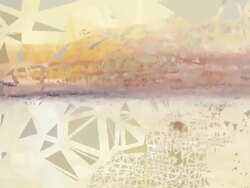 series transcendental fields : from english landscape (LOOP) Stock Footage