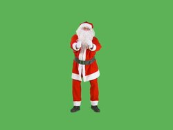 Santa Dancing Stock Footage