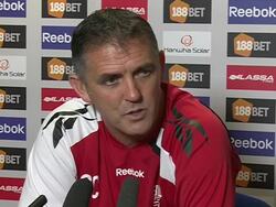 Interview: Owen Coyle, Bolton Wanderers Manager Stock Footage