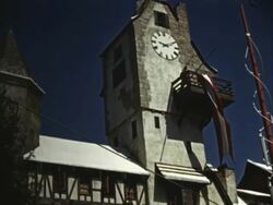 1939 World's Fair, Sun Valley Winter Wonderland Stock Footage