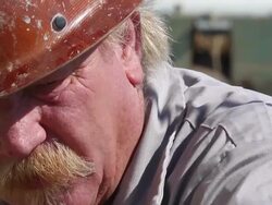 Farmers Hire Drilling Crew To Search For Water To Irrigate Crops Stock Footage