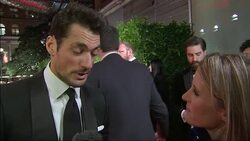 David Gandy Interview On The Red Carpet News Clip