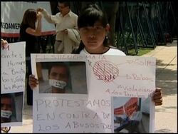 Protest at US embassy against Arizona's immigration law News Clip