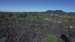 CLEAN : Mexico a church spared from volcanos lava News Clip