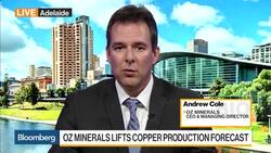 OZ Minerals CEO Cole Sees Copper Prices Doing Very Well News Clip