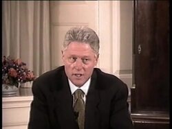 USA: PRESIDENT CLINTON LEWINSKY TESTIMONY VIDEO HIGHLIGHTS (2) News Clip