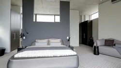 Modern bedroom Stock Footage