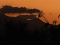 Time Lapse Sunset in the caribbean Stock Footage