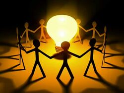 brain storming: great idea Stock Footage