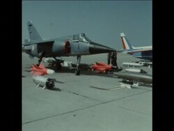 SYND 8 9 75 IRAQ'S VICE PREMIER SADDAM HUSSEIN VISISTS FRENCH AIR BASE IN ISTRES Instructional Video