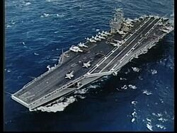 USA: AIRCRAFT CARRIER USS GEORGE WASHINGTON ORDERED TO THE GULF News Clip