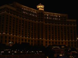 Bellagio Resort and Casino in Las vegas Stock Footage