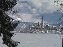 HD: Frozen lake Stock Footage