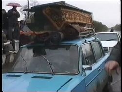 CHECHNYA: BORDER CROSSING PARTIALLY OPENED (2) News Clip