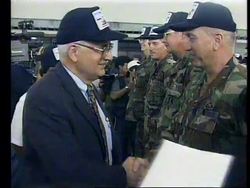 Indonesia - US troops help firefighting News Clip