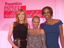 Marg Helgenberger, Kristin Chenoweth, Holly Robinson Peete at the Prevention Magazine Presents The 2nd Annual Prevention Honors Hollywood Heroes Event at West Hollywood CA. (Footage by WireImage Video/Getty Images Entertainment Video) Stock Footage