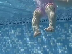 Water Baby! Stock Footage