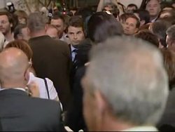 WRAP Christian Democrats celebrate, PM Verhofstadt concedes News Clip