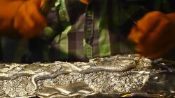 Silver handicrafts , Thailand Stock Footage