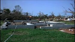 The tornadoes followed each other as if guided by rails, three times over 10 terrifying hours. The first crushed Joseph Haney's wife to death under a piano. The third blew the neighborhood to pieces, killing two more of his kin. News Clip