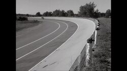 WS Car racing on motor racing track / United States Stock Footage