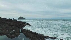 Ocean waves crashing Stock Footage
