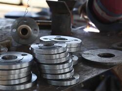 HD: Welding A Pipe Stock Footage