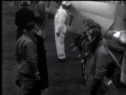 Lord Masham visits new Civil Flying School at Desford. Â® Colonel Applin. Â® Sir R Cassells arrives to take over as Commander-in-Chief of the Indian Army. Â® Sir P Chetwode the retiring C-in-C leaves. News Clip