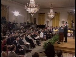 USA: PRESIDENT CLINTON: COLOMBIA DRUGS WAR PRESS CONFERENCE News Clip