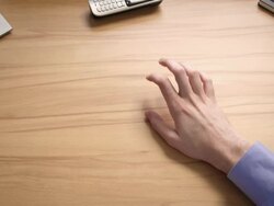 waiting gestures Stock Footage