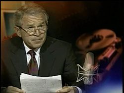 Health care for children is the topic of the president's radio address. President Bush is expected to ask Congress to take a "more responsible" approach to children's health insurance legislation. News Clip
