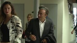 CLEAN : Lawyers, defendants inside Lille court as they await DSK verdict News Clip