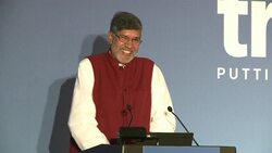CLEAN : Nobel prize winner Satyarthi urges action over child slavery News Clip