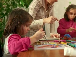 HD: Doing Art Stock Footage