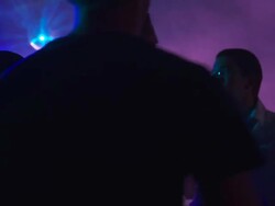 HD DOLLY: Young People Dancing At Night Club Stock Footage