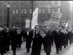 TORONTO PARADE AIDS WAR SAVINGS DRIVE - News Clip