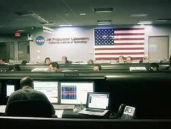 JPL Mission Control prepares for Mars Rover launch Stock Footage