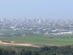 Aerial the Gaza Strip, Gaza, Israel Stock Footage