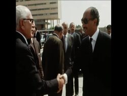 LIB 5-9-73 PRESIDENT SADAT LEAVES FOR ALGIERS News Clip