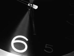 Stop motion clock Stock Footage