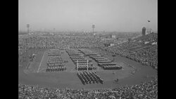 Viscount Bernard Montgomery attends 1949 Army-Navy football game at Municipal Stadium in Philadelphia News Clip