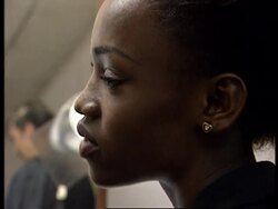 USA/Africa - Nigerian model hits New York catwalk News Clip