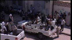 WRAP Rebels take up positions as they push into capital ADDS more News Clip