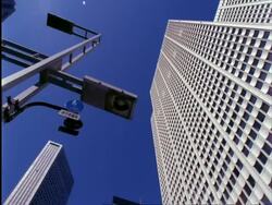 WA high rise buildings in Shinjuku west, Tokyo, Japan Stock Footage