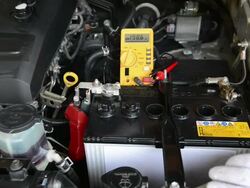 Check the battery. Stock Footage