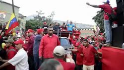 CLEAN: Hugo Chavez rallies supporters News Clip
