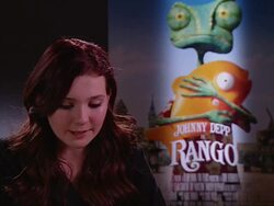 INTERVIEW Abigail Breslin on the film, why it's different, it being a fun movie at the Rango Interviews at London England. (Footage by WireImage Video/GettyImages) Stock Footage
