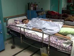 Young Boy In Hospital Bed In Gaza News Clip